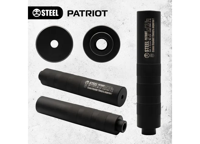 Саундмодератор Steel PATRIOT .223 1/2x28 Фото 2